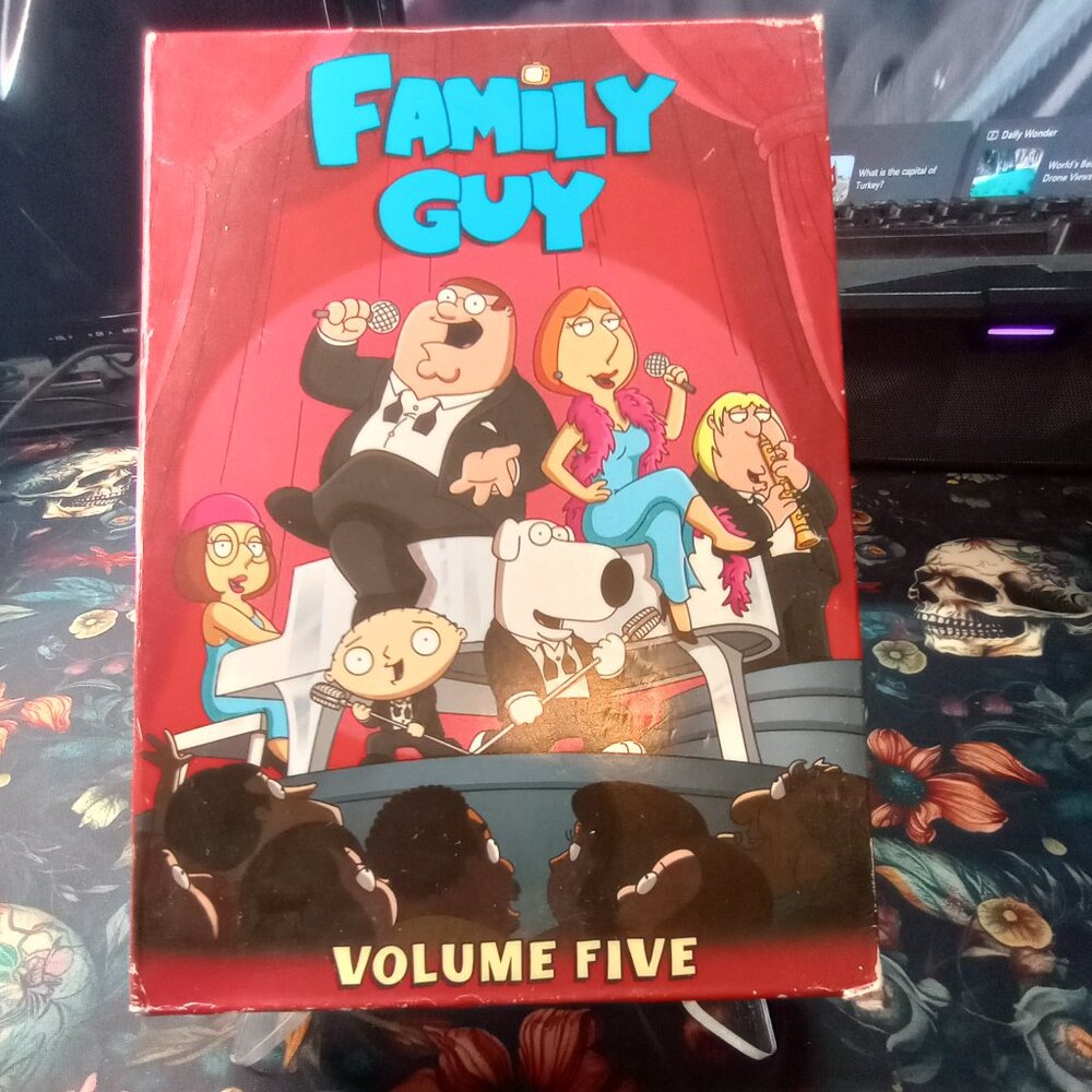 Family Guy Volume Five DVD Box Set  Adult Animation Comedy